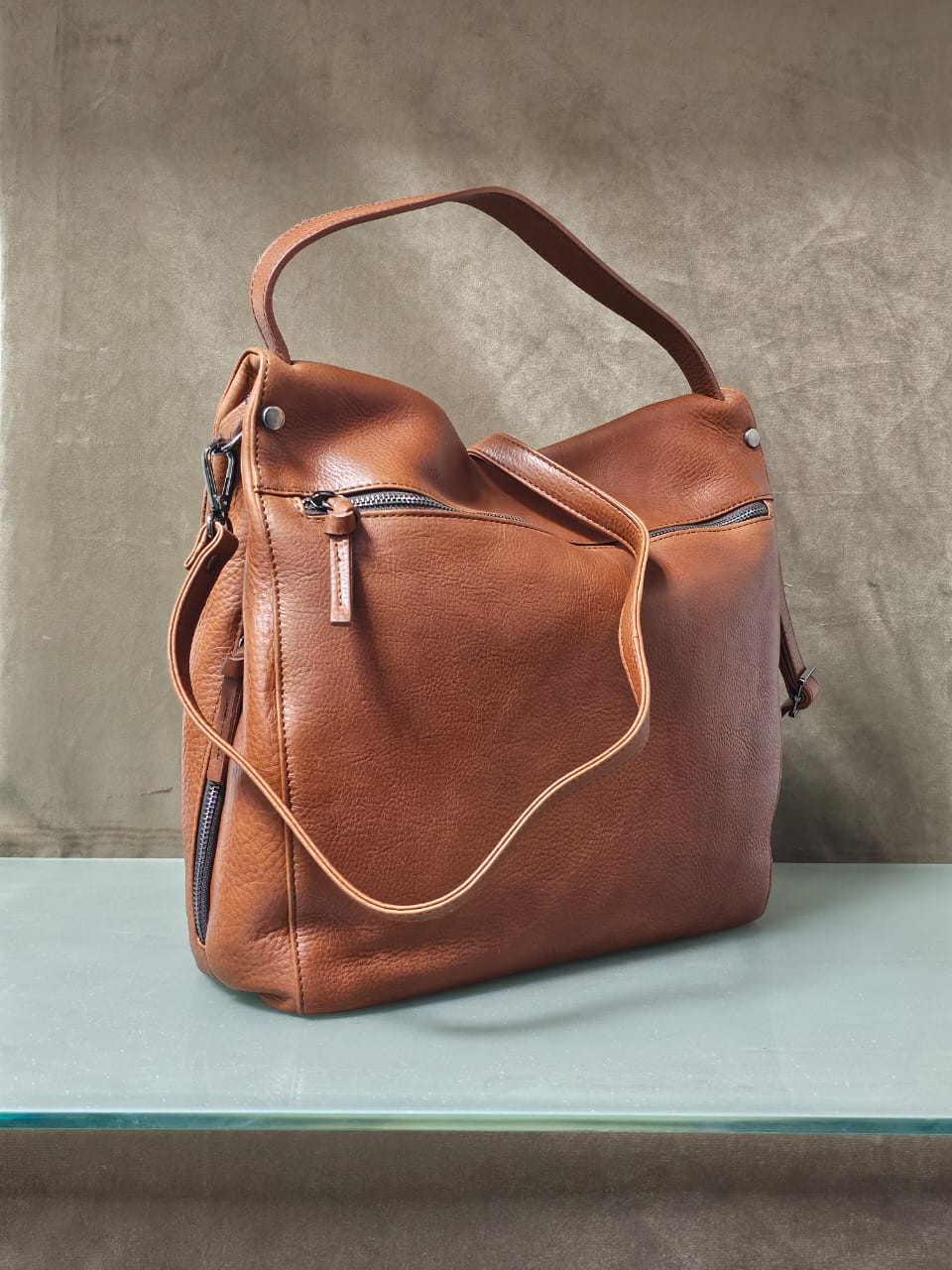 BRUNO ROSSI R-296 BROWN BAG